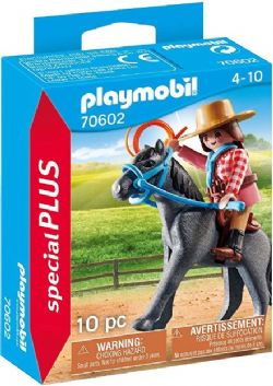 PLAYMOBIL SPECIAL PLUS - CAVALIÈRE ET CHEVAL #70602